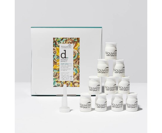 Восстанавливающее средство для волос Nouvelle Nutri-plus mix, 10x10 ml, изображение 3