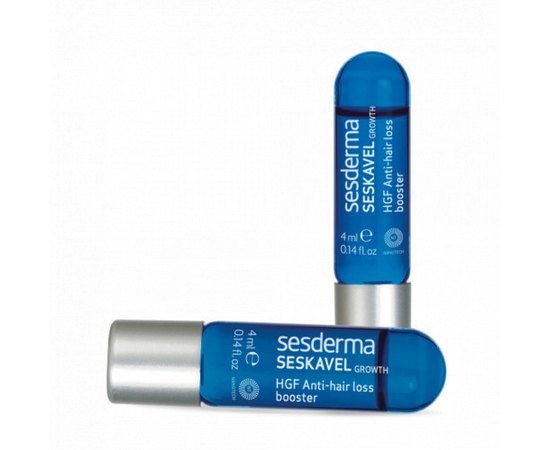 Ампулы против выпадения волос Sesderma Seskavel HGF Anti-Hair Loss Roll-On , 30*4 ml, изображение 2