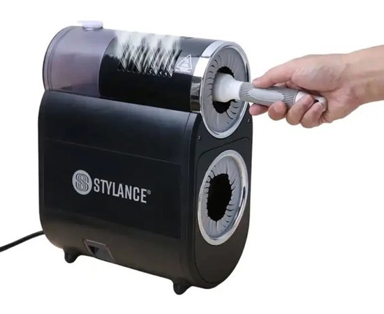 Профессиональная машинка для очистки и дезинфекции щеток и брашингов Stylance Automatic Hair Brush Double Cleaning 800-001, изображение 5