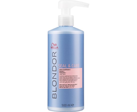 Стабілізатор кольору і блиску після знебарвлення Wella Professionals Blondor Blond Seal & Care, 500 ml, фото 