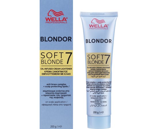 Освітлюючий крем на масляній основі Wella Professionals Blondor Soft Blonde Cream, 200 g, фото _ab__is.image_number.default