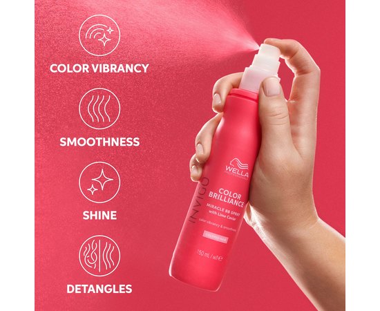 Несмываемый BB-спрей для волос с икрой лайма Wella Professionals Invigo Color Brilliance Miracle BB Spray, 150 ml, изображение 2