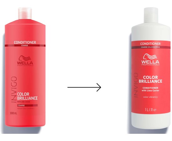 Кондиционер для жестких окрашенных волос Wella Professionals Invigo Color Brilliance Vibrant Color Coarse Conditioner, изображение 4