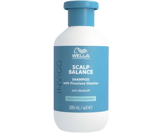 Шампунь против перхоти с пиритионом цинка Wella Professionals Invigo Scalp Balance Anti-Dandruff Shampoo, 300 ml