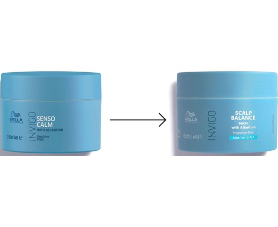 Маска для чувствительной кожи головы с аллантоином Wella Professionals Invigo Scalp Balance Soothing & Fragrance Free Mask, 150 ml, изображение 2
