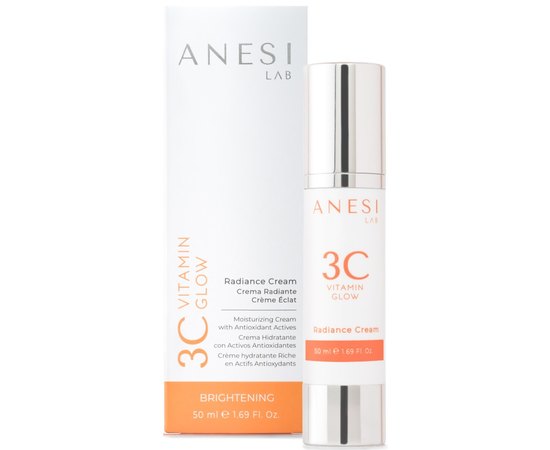Увлажняющий крем с витамином С Anesi 3C Vitamin Glow Radiance Cream, 50 ml, изображение 2