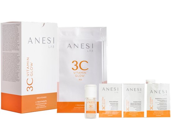 Професійний набір з вітаміном С Anesi 3c Vitamin Glow Professional Kit, фото 