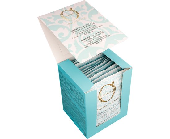 Обесцвечивающий порошок голубой Золото Марокко Barex Olioseta Blue Bleaching Powder, 30 g, изображение 2