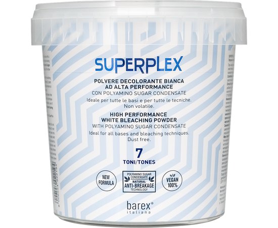 Обесцвечивающий порошок для волос Barex Superplex White Bleaching Powder 7 tones, 400 g