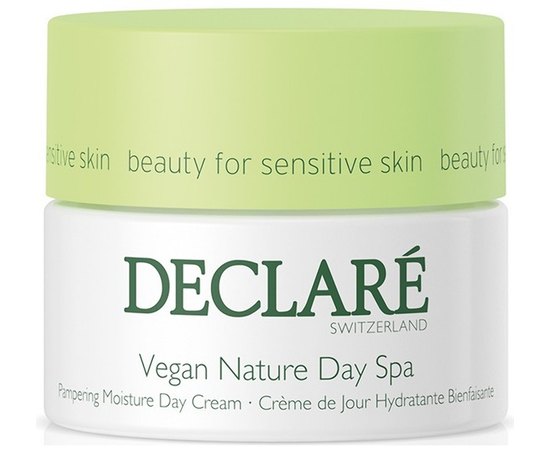 Увлажняющий дневной крем для лица Веган-СПА Declare Vegan Nature Day Spa, 50 ml