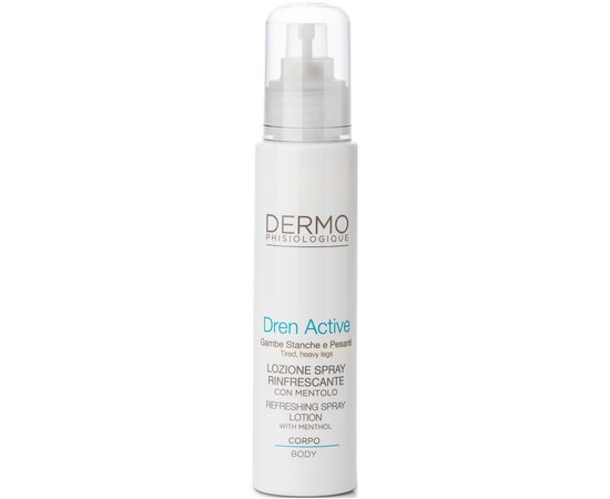 Дренирующий охлаждающий лосьон Dermophisiologique Dren Active Refreshing Spray Lotion with Menthol, 100 ml