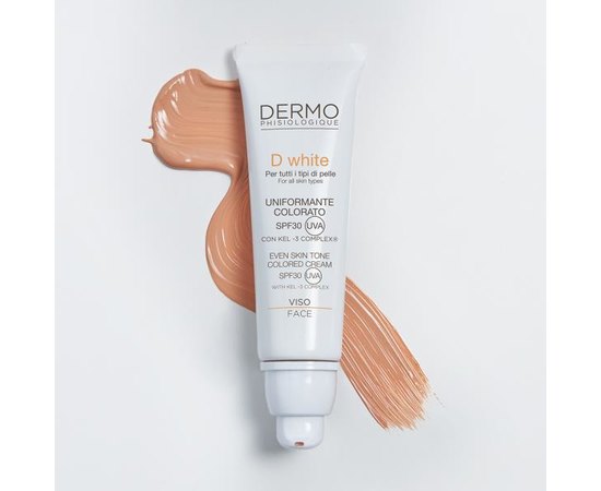 Вирівнюючий сонцезахисний крем з тоном Dermophisiologique D white - Even Skin Tone Colored Cream SPF30, 30ml, фото _ab__is.image_number.default