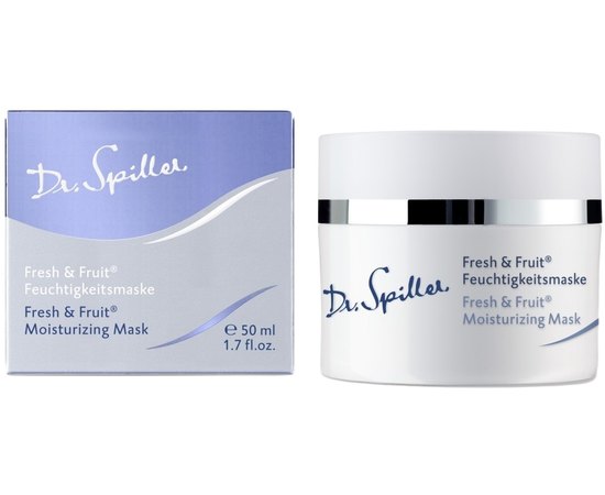 Увлажняющая гель-маска с экстрактами фруктов Dr. Spiller Fresh & Fruit Moisturizing Mask, 50 ml, изображение 2