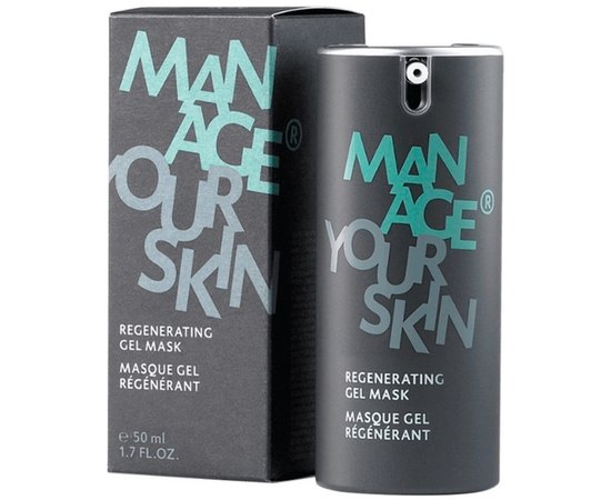 Відновлювальна маска з екстрактами водоростей Dr. Spiller Men Regenerating Gel Mask, 50 ml, фото 