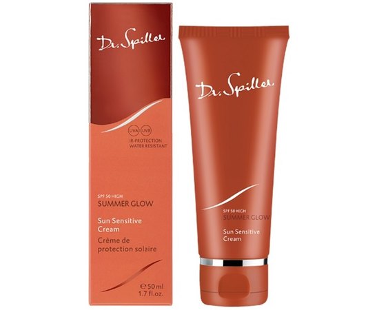 Сонцезахисний крем для обличчя Dr. Spiller Summer Glow Sun Sensitive Cream Spf 50, 50 ml, фото 