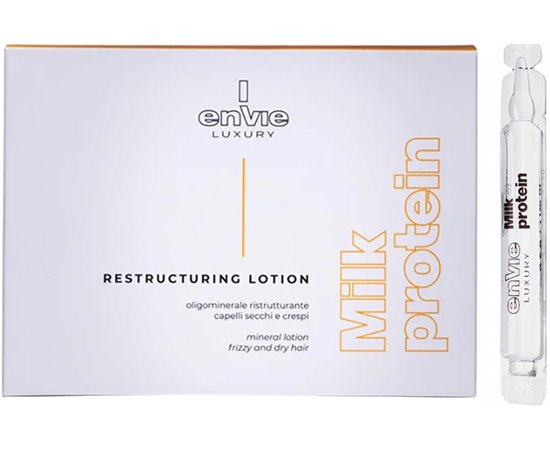 Лосьйон олігомінералізація Envie Luxury Milk Protein Restructuring Lotion, 10х10ml, фото 