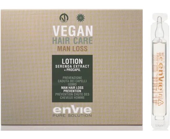 Активирующий лосьон для корней волос мужской Envie Vegan Hair Care Man Loss Lotion 8*10 ml