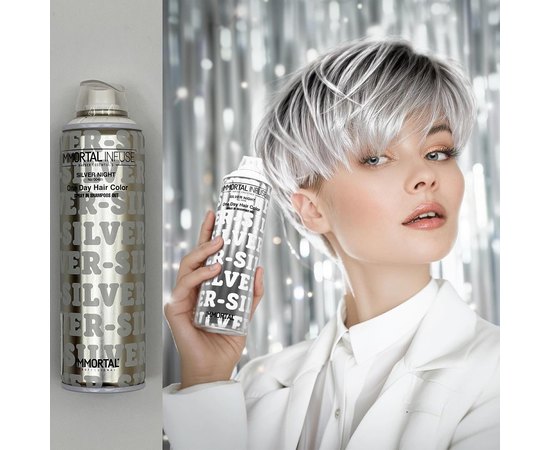Спрей для камуфляжа волос Immortal Infuse One Day Hair Color Spray, 200 ml, изображение 6