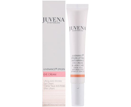 Лифтинг крем для области вокруг глаз и уход за ресницами Juvena Epigen Lifting Anti-Wrinkle Eye Cream, 20 ml, изображение 2