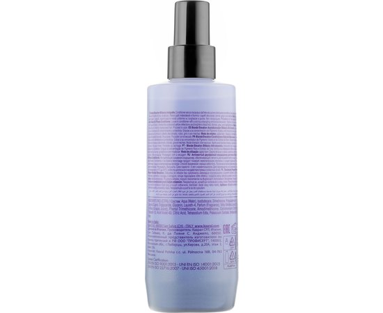 Двухфазный несмываемый спрей для осветленных волос Kaaral Blonde Elevation Yellow Out Bi-phase Spray, 200 ml, изображение 2