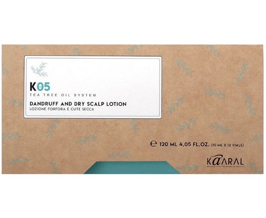 Лосьон против перхоти Kaaral K05 Anti-Dandruff Lotion, 12x10 ml