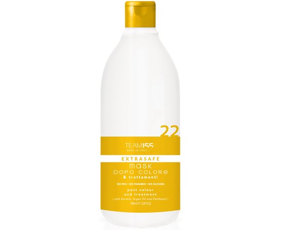 Маска для окрашенных и обработанных волос Team 155 Extrasafe 22 Post Color And Treatment Mask, изображение 2