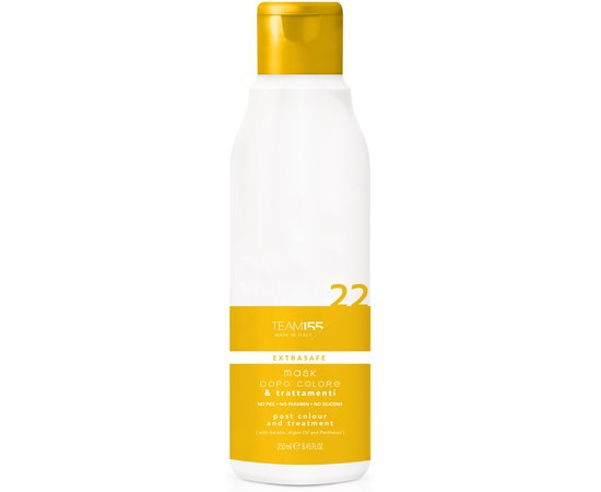 Маска для фарбованого та обробленого волосся Team 155 Extrasafe 22 Post Color And Treatment Mask, фото 