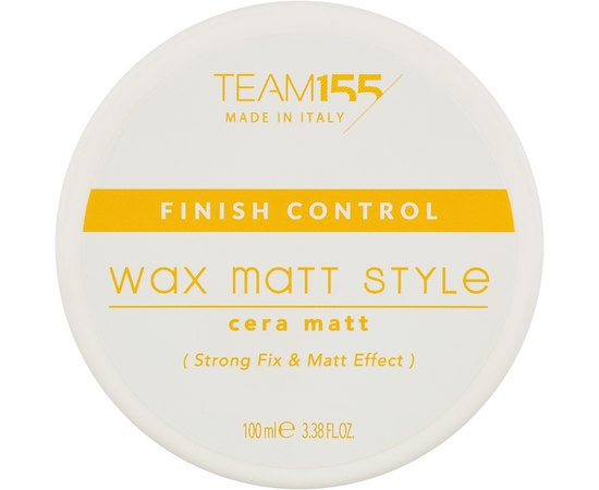 Крем-віск для укладання волосся Team 155 Finish Control Wax Matt Style, 100 ml, фото 