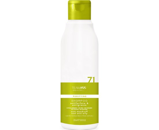 Шампунь против перхоти и для жирной кожи головы Team 155 Puryfing 71 Anti-Dandruff & Anti-Oily Shampoo