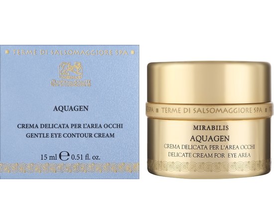 Термальная пептидная гидроэмульсия для век Акваген для чувствительных глаз Thermae Aquagen, 15 ml, изображение 2