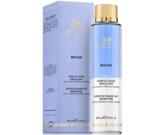 Двухфазный демакияж на термальной воде для чувствительных глаз Thermae Bifase, 200 ml, изображение 2