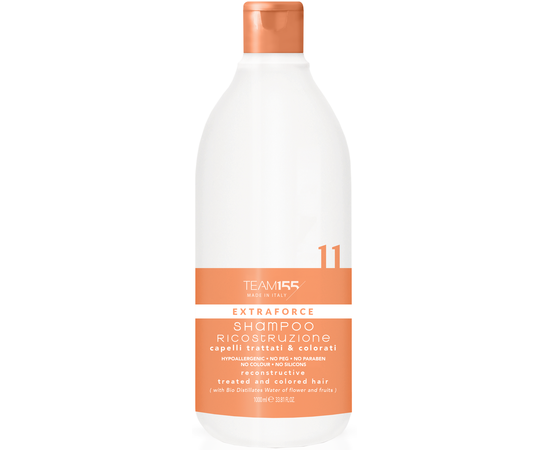 Шампунь для восстановления поврежденных и сухих волос Team 155 Extraforce 11 Shampoo, изображение 2