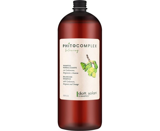 Шампунь для волосся балансуючий Dott. Solari Phitocomplex Shampoo Normalizzante, фото _ab__is.image_number.default