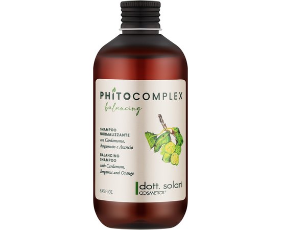 Шампунь для волосся балансуючий Dott. Solari Phitocomplex Shampoo Normalizzante, фото _ab__is.image_number.default