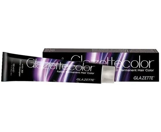 Краска-уход для волос Itely Hairfashion Glazette Color Permanent Hair Color, 100 ml, изображение 2 Краска-уход для волос Itely Hairfashion Glazette Color Permanent Hair Color, 100 ml, изображение 2