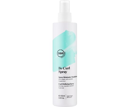 Спрей для укладання кучерявого волосся з анти-фриз ефектом Kaaral 360 Be Curl Defining Spray, 250 ml, фото 