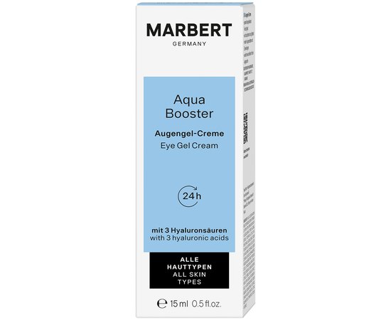 Увлажняющий крем-гель для век Marbert Aqua Booster Eye Gel Cream, 15 ml, изображение 3