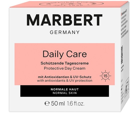 Захисний денний крем Marbert Daily Care Protective Day Creme SPF15, 50 ml, фото _ab__is.image_number.default