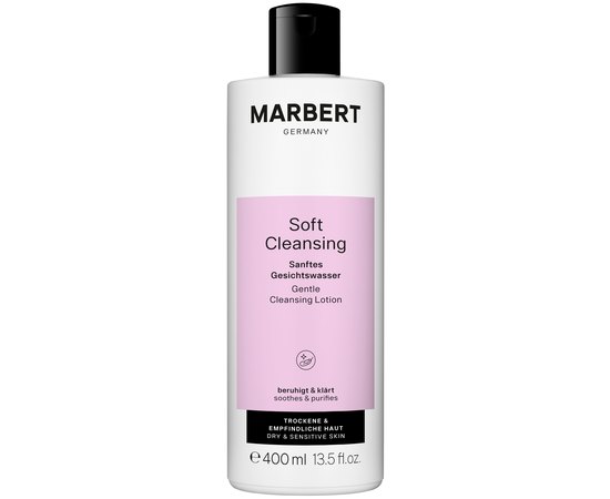 Marbert Gentle Cleansing Lotion Ніжний лосьйон для обличчя, 400 мл, фото 