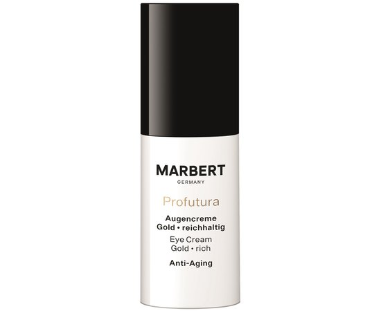 Marbert Profutura Anti-Aging Care Eye Cream Gold Антивіковий золотий крем для шкіри навколо очей, 15 мл, фото 