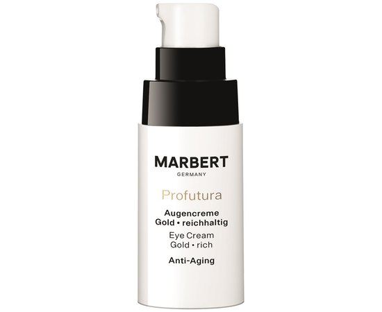 Крем антивозрастной золотой для кожи вокруг глаз Marbert Profutura Anti-Aging Care Eye Cream Gold, 15 ml, изображение 2