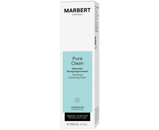 Пенка для умывания Marbert Purifying Care Pura Clean Regulating Cleansing Foam, 150 ml, изображение 2