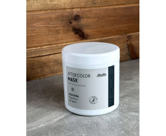 Маска для волос после окрашивания с цитрусовым экстрактом Mirella Professional After Color Mask, 1000 ml, изображение 2