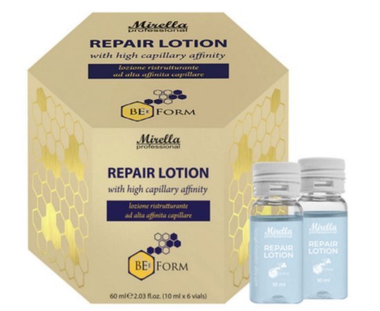 Лосьон интенсивный обновляющий с маточным молочком и пшеничными протеинами Mirella Professional Bee Form, изображение 2