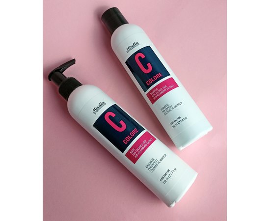 Шампунь для окрашенных волос с экстрактом черники Mirella Professional C Colore Shampoo, изображение 3