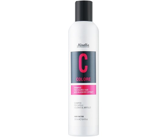 Шампунь для окрашенных волос с экстрактом черники Mirella Professional C Colore Shampoo