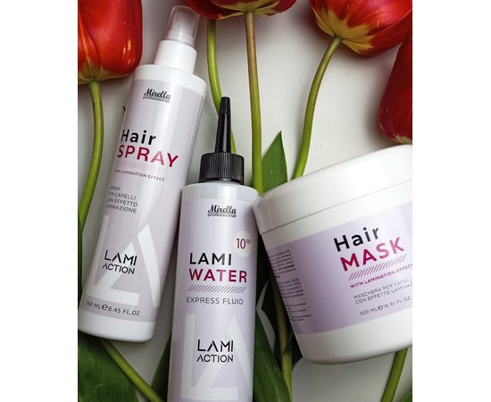 Маска для волос с эффектом ламинирования Mirella Professional Lami Action Hair Mask, 500 ml, изображение 3