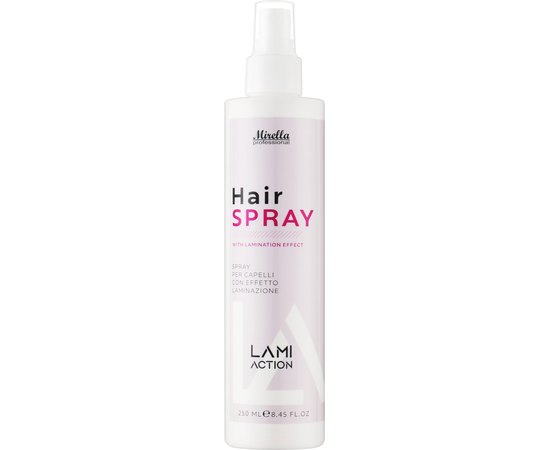 Спрей для волос с эффектом ламинирования Mirella Professional Lami Action Hair Spray, 250 ml