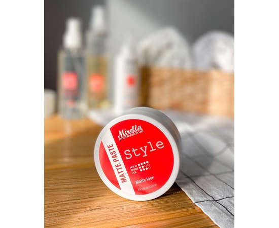 Матова моделююча паста для укладання волосся Mirella Professional Style Matte Paste, 100 ml, фото _ab__is.image_number.default