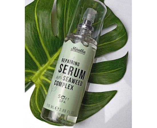 Сыворотка с комплексом морских водорослей для восстановления волос Mirella Professional Repairing Serum With Seaweed Complex, 115 ml, изображение 3